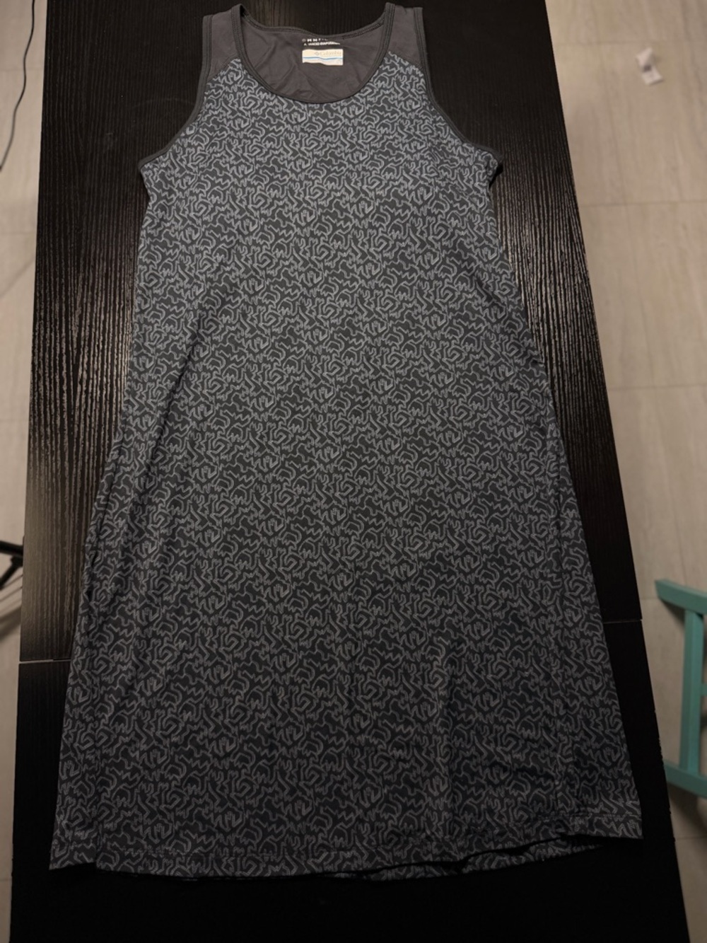 Columbia Women's Slate Blue Patterned Tank Dress